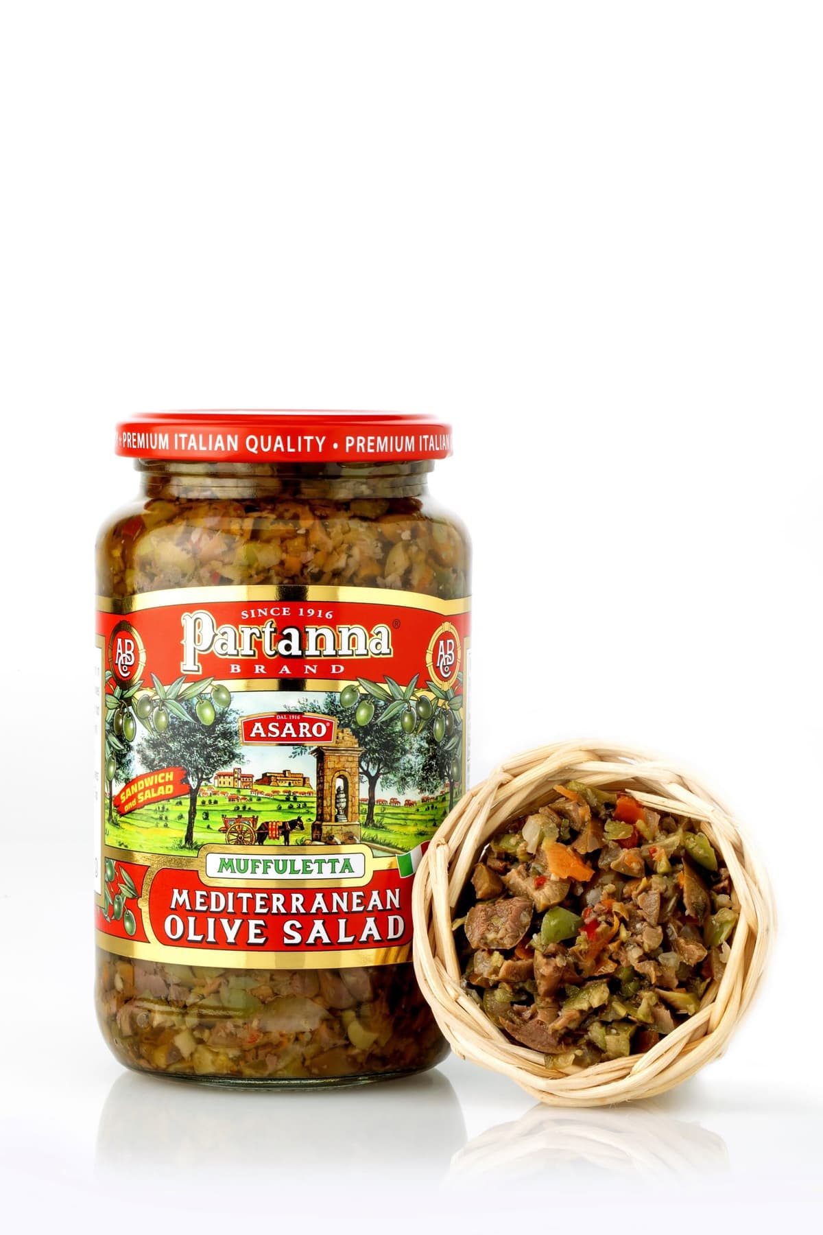 Partanna Muffuletta Mediterranean Olive Salad - 19oz (550g)