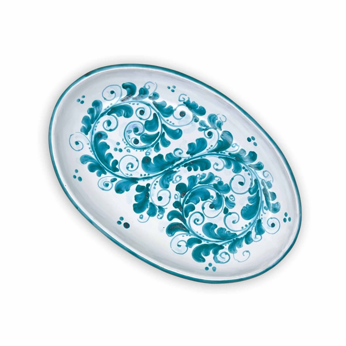 Best Sicily Hand-Painted Ceramic Oval Plates - Image 2