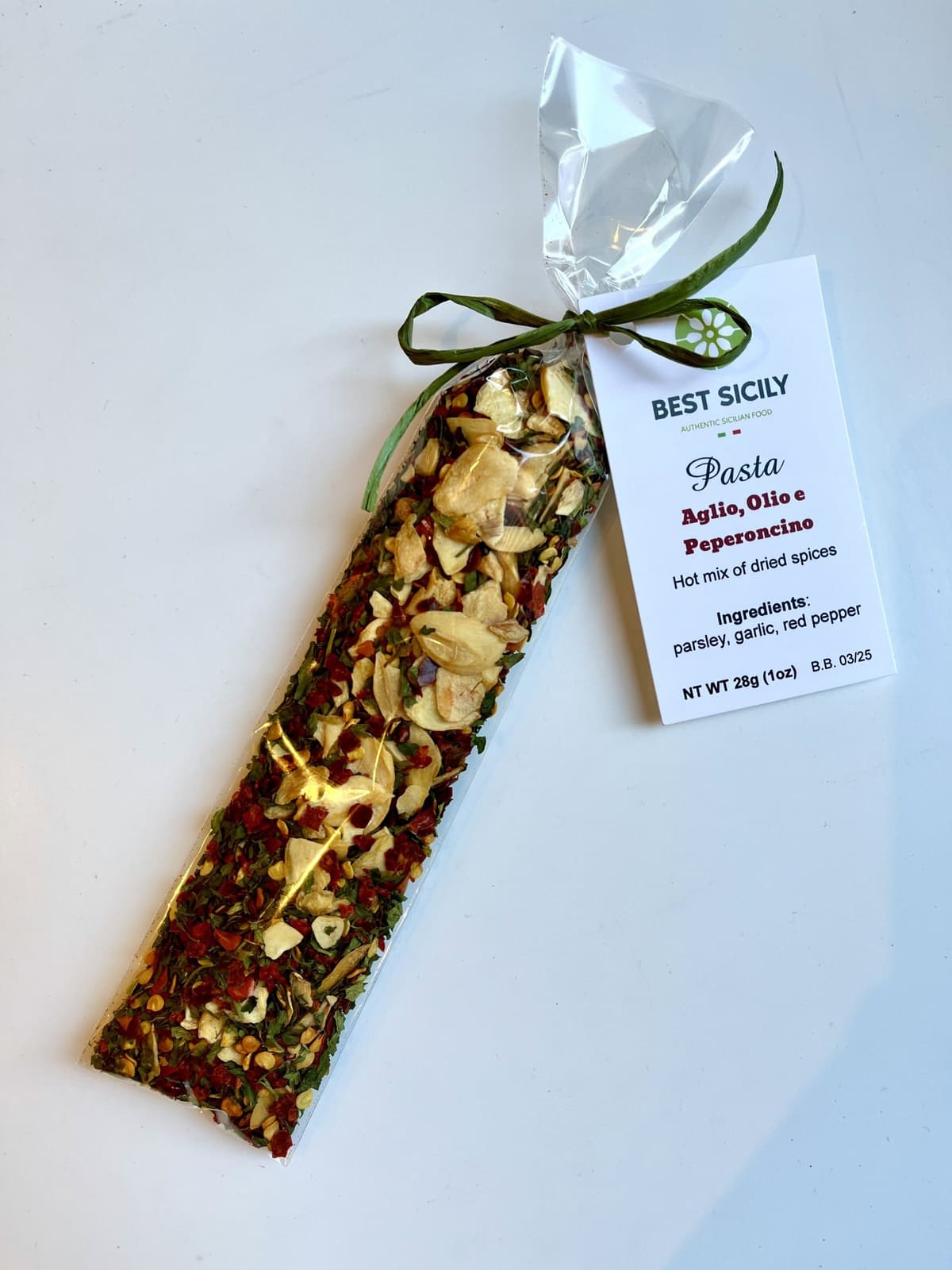 Best Sicily Pasta aglio, olio e peperoncino seasoning blend - 1 OZ (28g) - Image 2