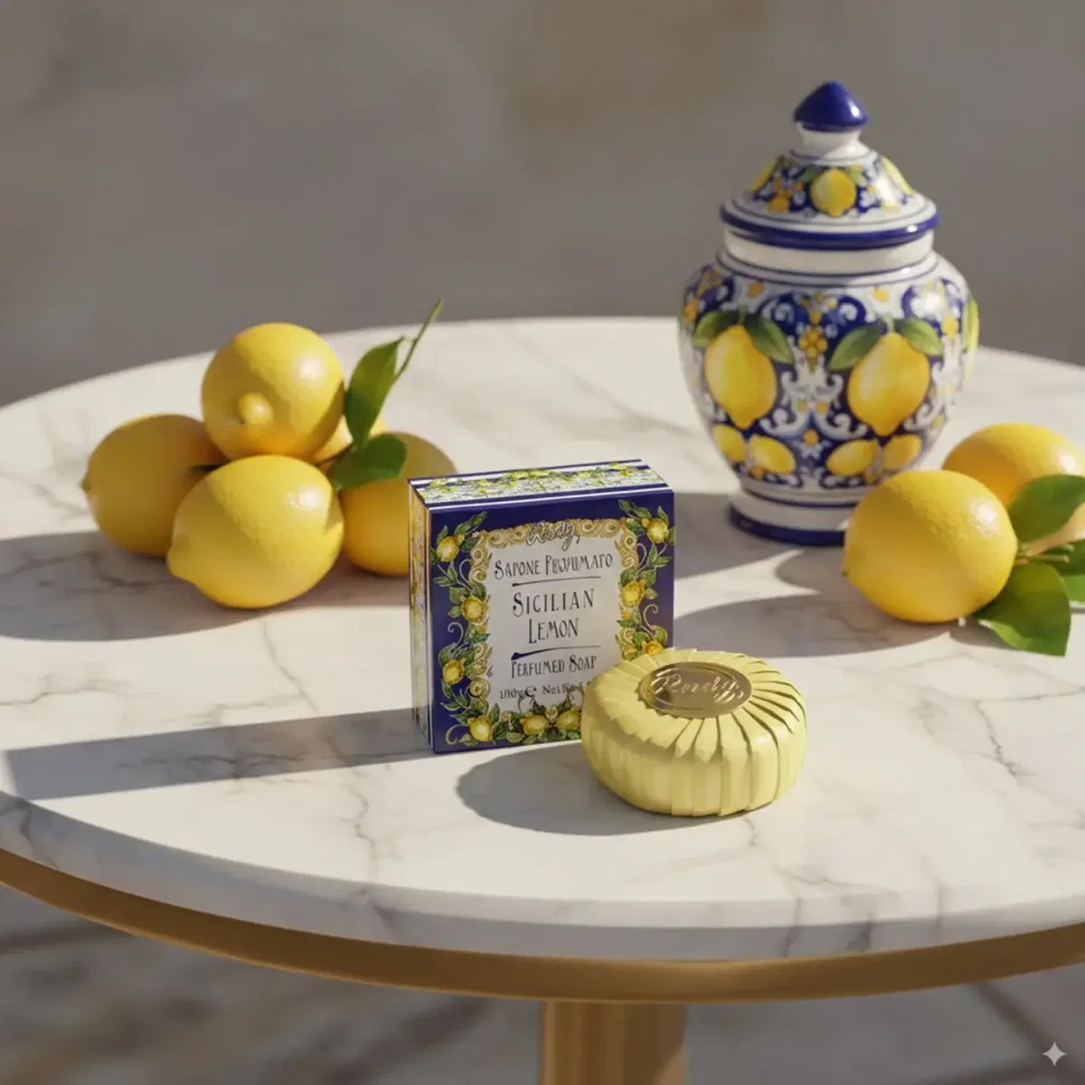 Rudy Sicilian Lemon Perfumed Soap - 3.5 oz (100 g) - Image 2