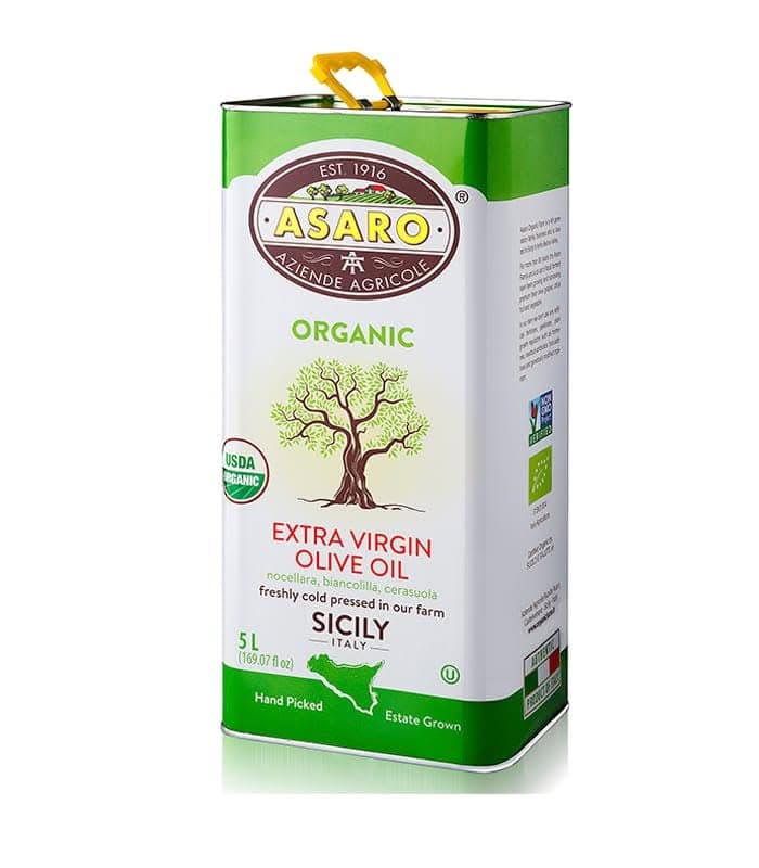 Asaro Farms Organic Extra Virgin Olive Oil - 169 Fl Oz (5L)