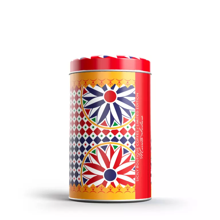 Morettino Sicilian Cart Tin Ground Coffee - 4.4oz (125g) - Image 2