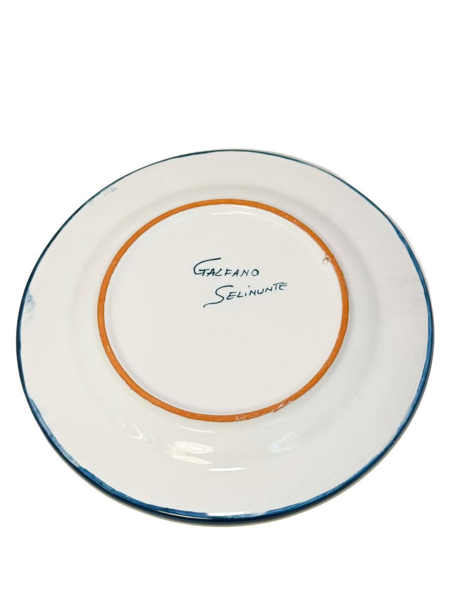 Best Sicily Ceramic Blue Maiolica Dinner Plate - Image 2