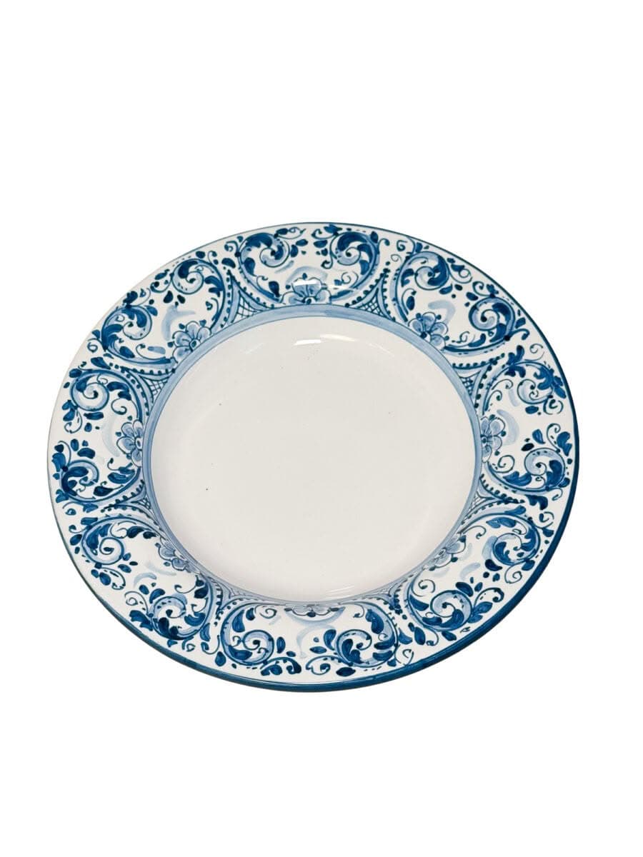 best-sicily-ceramic-blue-maiolica-deep-plate