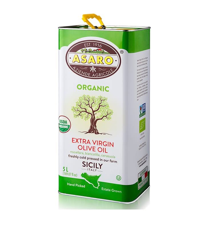 Asaro Farms Organic Extra Virgin Olive Oil - 169 Fl Oz (5L)