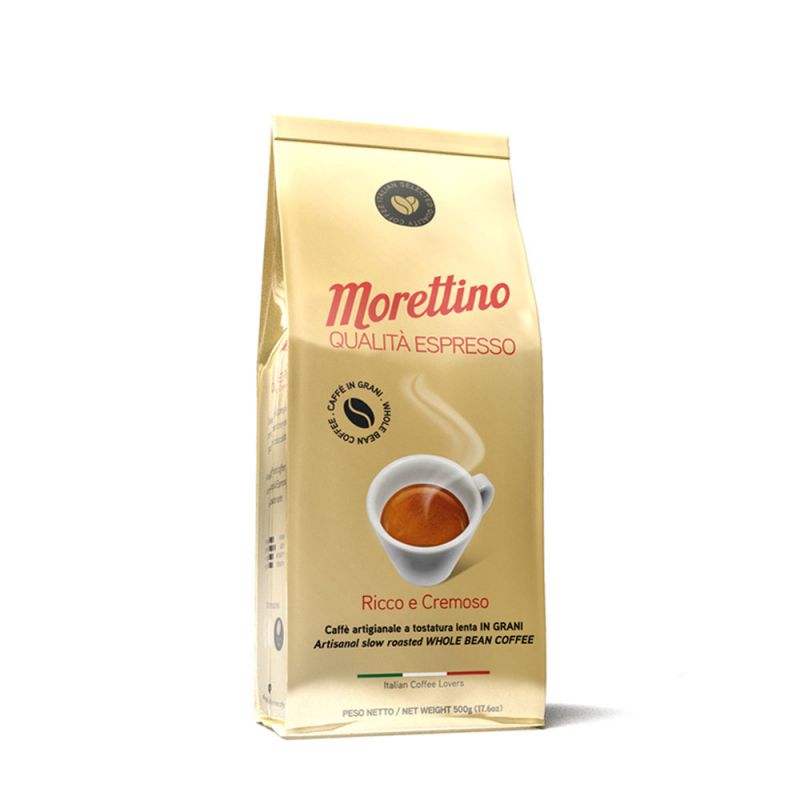 Morettino Qualità Espresso Whole Bean Coffee - 17.6 oz (500g)